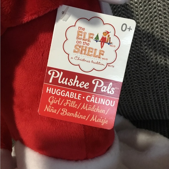 ELF On The Shelf Dark Tone / Brown Plushee Pals Huggable 27" Elf Girl - Picture 4 of 5